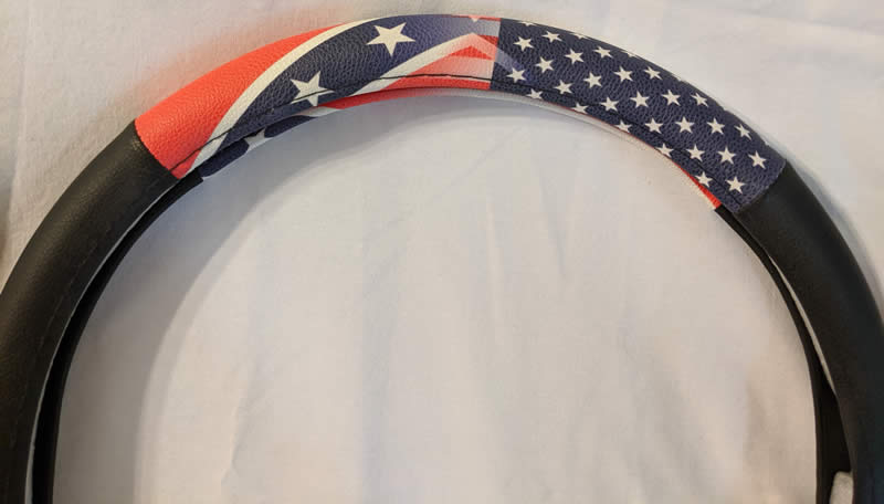 United States / Battle Flag Steering Wheel Cover United States / Battle Flag Steering Wheel Cover